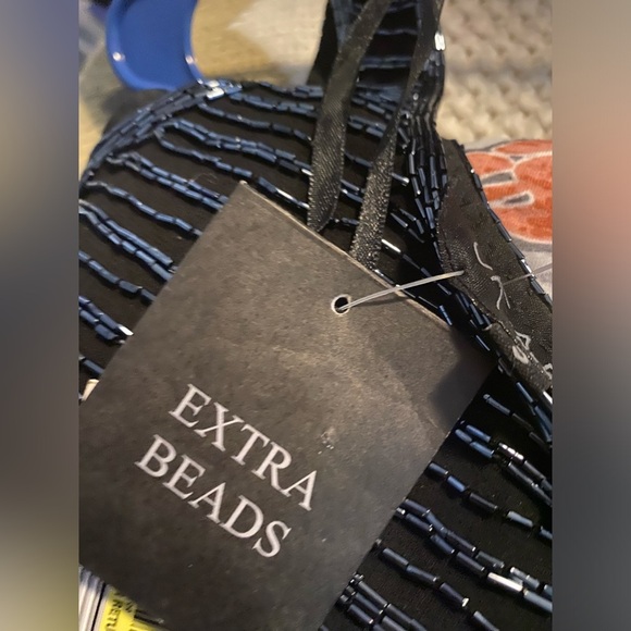 JKara Black Beaded Sleeveless Formal Top Fancy NWT 30%off w ♥️-bundle 2+items50% - Picture 2 of 8